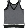 thumbnail image 2 of ASICS Womens Color Block Tank Top grayblack L, 2 of 2