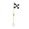 thumbnail image 5 of yotijay Golf Putting Green Flag and Hole Cup Backyard Portable Practice Putting for Yard Black White, 5 of 9