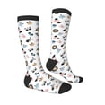 thumbnail image 3 of Haiem Cartoon Animals Socks, Funny Novelty Crazy Design Cotton Socks Sports Socks Knee High Socks For Men, Women,1Pairs - Gift For Working Friends, 3 of 9