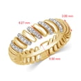 thumbnail image 3 of CARATS FOR YOU 1/4 Cttw Eternity Anniversary Band Ring In 14K Yellow Gold Plated (0.25 Carat, I-J Color, I2-I3 Clarity), Ring Size-11.5, 3 of 6