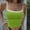 Green, variant on Cami Tops Crop Tops for Women Trendy Square Neckline Camisole Women's Basic Summer Scoop Neck Sleeveless Shirts Workout Tank Tops Women Summer Tops Women Black L