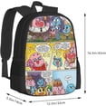 thumbnail image 2 of The Amazing Anime World Of Gumball Backpack Cartoon BBackpack Casual Travel Backpack Lightweight Backpack Unisex, 2 of 6