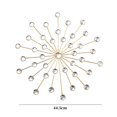 thumbnail image 7 of WLPZXP Wall Decor 3D Artistic Wall Displays Wall Art Hanging Rhinestone Decor for Gold White, 7 of 7