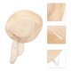 thumbnail image 5 of Hombrero de playa de 1pc Sombrero de paja grande Moda Bowknot Decoración Sombrero de playa para mujeres, 5 of 5