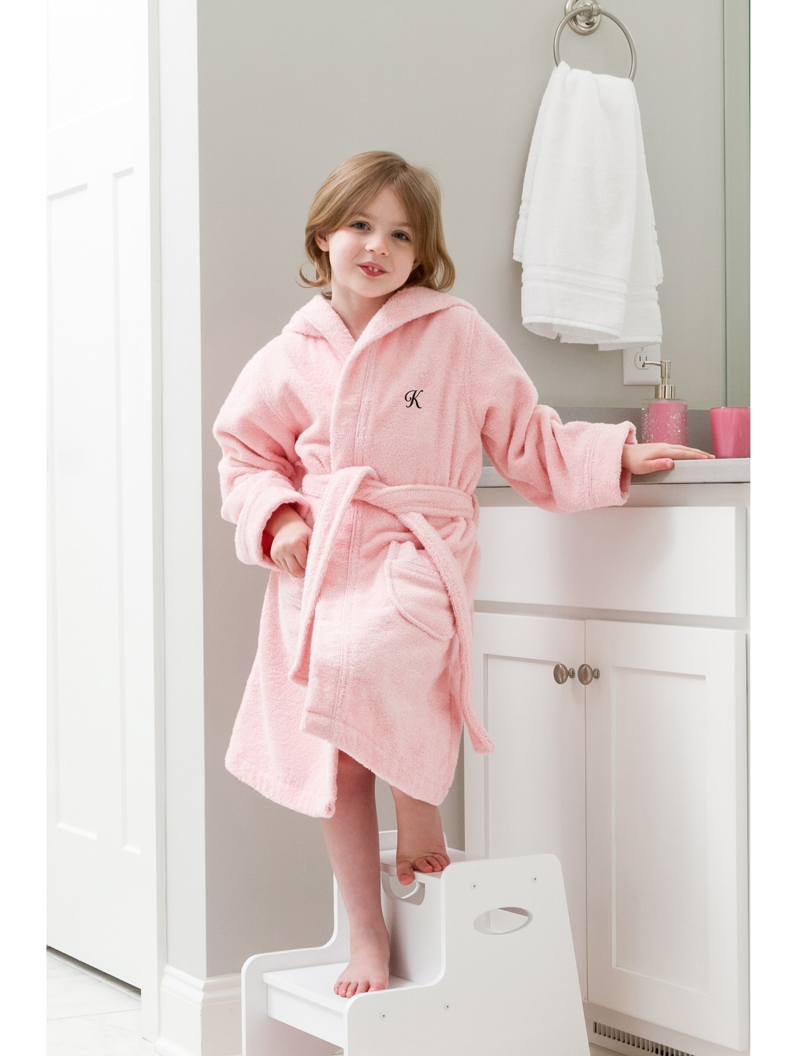 Cotton Terry Bath robe for Boys and Girls monogram available Kids Robe Bathrobe