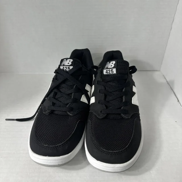 New Balance 425 Mens Sneaker AM425BLK Black with White US Size 7 Skater Shoes