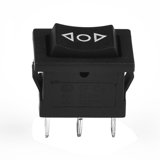 Kairuite MOMENTARY ON/OFF Direction Rocker Switch 3 Pin 21x15mm 3A DIY ...