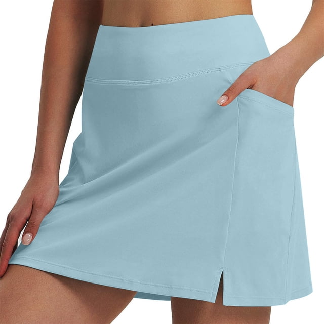 BLVB Golf Skirts for Woman with Pockets Tennis Skirt Inner Shorts Athletic Running Workout Skort Gym Clothes