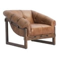 thumbnail image 2 of Moe's Home Collection Bellos Accent Chair Leather Chairs, 2 of 4