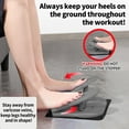 thumbnail image 4 of ABPETE Mini Foldable Leg Exerciser Portable Foot Pedal Exercise Machine Under Desk Stepper Exercising Leg Muscles Physical Therapy Leg Exercise Relieves Varicose Veins at Home Office, 4 of 12