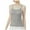 Gray, variant on ZyeKqe Tank Tops for Women Built in Bra Spaghetti Strap Camisole Tops Crewneck Sleeveless Undershirts Vest Loungewear