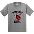 thumbnail image 3 of Inktastic Birthday Girl Cute Ladybug Youth T-Shirt, 3 of 5
