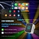 thumbnail image 2 of Adaptador CarPlay 2 en 1 con Cable A Inalámbrico, Android Auto, Plug & Play, Conexión WiFi y Bluetooth, Color Plateado., 2 of 5