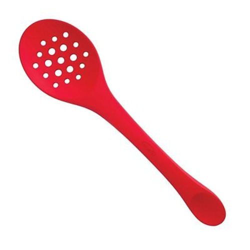 Chef'n Switchit 2in1 Silicone Slotted / Draining Spoon Cherry Red