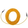 thumbnail image 1 of Fiber Patch Cable, 20m/65ft Optical Fiber Patch Cord, FC / UPC To FC / UPC Single Mode Optical Fiber Patch Cable Yellow, 1 of 8