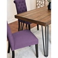 thumbnail image 4 of 5 Dining : Rustic Hairpin Tabletop, 4 Comfortable Chairs, Seats Compilation: Rectangular Metal Table,, 4 of 6