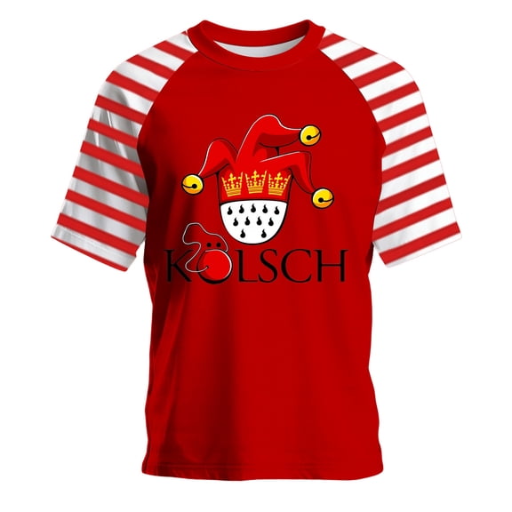 WOYY T-Shirt for Boys Graphic Striped Short Sleeve T Shirt Casual Crew Neck Tshirt, Sizes 1-13