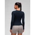 thumbnail image 3 of CRZ YOGA Softembrace Crewneck Long Sleeve Workout Top, Ultra Soft, Shirts for Women, 3 of 7