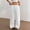 White, variant on LEKODE Womens Wide Leg Palazzo Pants Gauze Crinkle Lounge Trousers Casual Drawstring Elastic Waist Summer Beach Slacks Black L