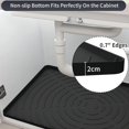 thumbnail image 4 of BRC Under Sink Mat for Kitchen Waterproof, 34" x 22" Oil Resistant & Easy to Clean, Black, 4 of 10