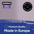 thumbnail image 4 of Superio Ribbed Plastic Storage Basket Organizer, Lilac Stackable Closet Storage bin for Shelf, Pantry, Office, and Cosmetics, 4 of 6