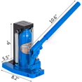 thumbnail image 2 of INTBUYING Hydraulic Machine Toe Jack Lift 2.5/5Ton Track Lifting Capacity Hydraulic Jack Ram Machine Stand Tool Oil Rigging, 2 of 9
