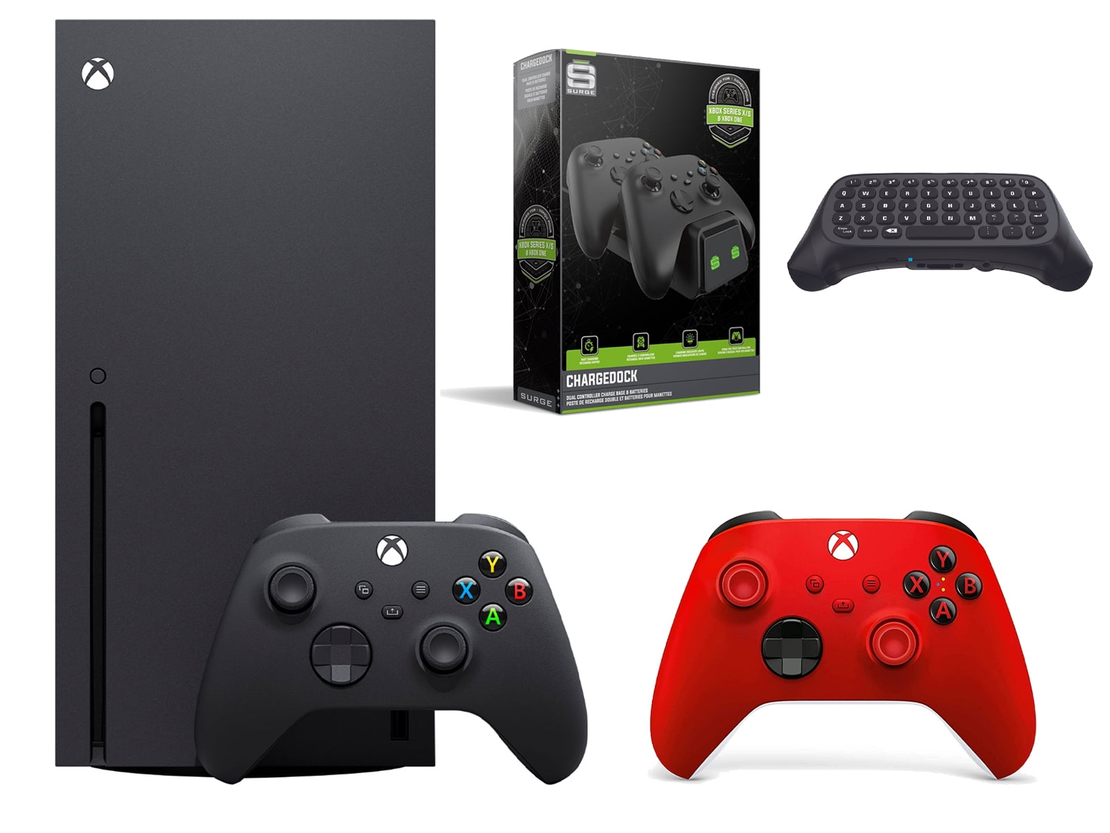Microsoft Xbox Series X 1TB Console with Extra Pulse Red Controller