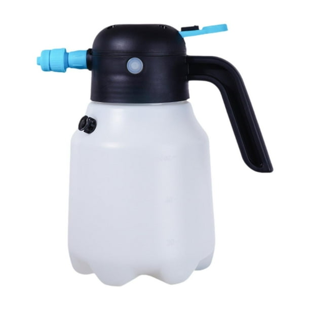 Botella rociadora de espuma eléctrica portátil de 1,8 l, botella rociadora de espuma para lavado de autos, para jardinería, riego de plantas y