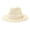 Beige, variant on Womens Mens Wide Brim Straw Panama Hat Fedora Summer Beach Sun Hats UPF50+