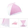 thumbnail image 5 of VIFERR Mesh Food Cover Tent Umbrella Collapsible Food Umbrella Cover Pop Up Dome Mesh Fly Wasp Insect Net BBQ Kitchen Tool 32x31cm(??), 5 of 5
