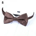 thumbnail image 6 of Naierhg New Arrival Men's Fashion Plain Bowtie Polyester Pre Tied Wedding Bow Tie Suits Tie, 6 of 7