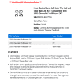 thumbnail image 2 of Front Control Arm Ball Joint Tie Rod and Sway Bar Link Kit - Compatible with 2003 Chevy Trailblazer EXT, 2 of 2