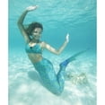 thumbnail image 6 of Fin Fun Mermaid Tail with Monofin for Swimming in Aussie Green, Child 08, 6 of 7