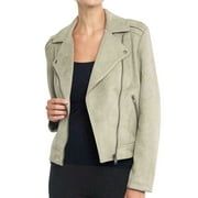 Philosophy Women's Long Sleeve Faux Suede Moto Jacket NWT Various Colors Sizes