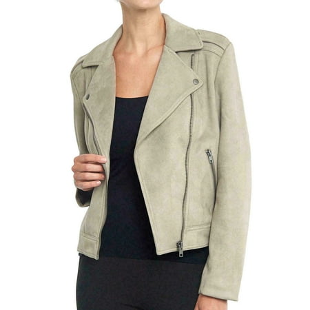Philosophy Women's Long Sleeve Faux Suede Moto Jacket NWT Various Colors Sizes