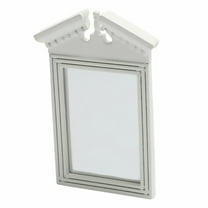 DEEPCRAFF Small Wooden Mirror for Collectors and Home Decor, 1 Piece, Decorative Wall or Table