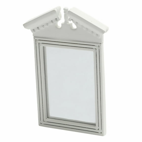 DEEPCRAFF Small Wooden Mirror for Collectors and Home Decor, 1 Piece, Decorative Wall or Table