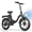 Black1, variant on JVV Lite 1 Foldable E-Bike 48V 350W 20MPH Electric Bicycle UL Certified