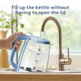 thumbnail image 2 of iSiLER 1500W Electric Glass Kettle, 1.7L Cordless Hot Water Boiler, BPA-Free with Auto Shut-Off & Boil-Dry Protection, Quick Fill Lid, Portable Blue Illuminated Teapot, 2 of 6