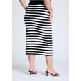 thumbnail image 3 of ELOQUII Women's Plus Size Midi Sweater Skirt, 3 of 4