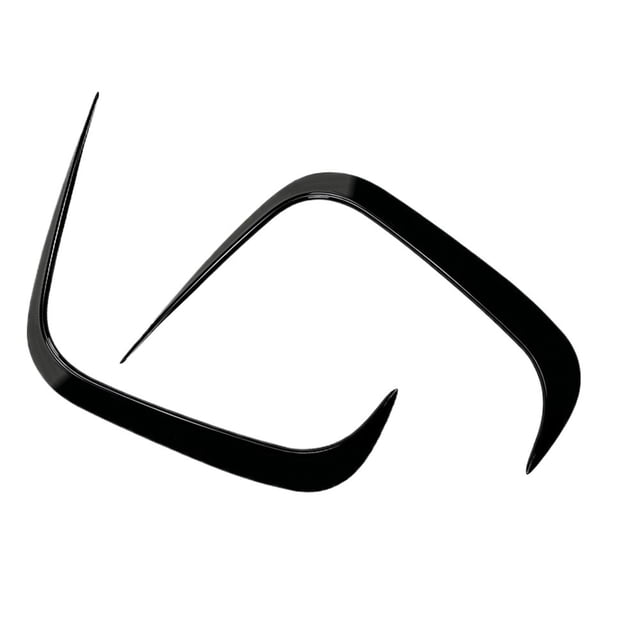 2 Pcs Car Rear Bumper Wind Blade Spoiler Trim Cover Accessories For BMW 2 Series M2 F87 Coupe 2016-2021