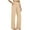 #A Khaki, variant on PFRNLF No Boundaries Wide Leg Pants for Women with Pockets Stretch Yoga Pants Women High Waisted Business Casual Trousers