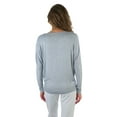 thumbnail image 2 of ToBeInStyle Women's Long Sleeve Dolman Top - Heather Grey - 2X, 2 of 7