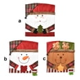 thumbnail image 3 of Feliz Navidad Funda para silla Cena de Navidad Protector de espalda para silla Funda de tela Decoración para fiestas, Animal sidaley HA008660-03, 3 of 6