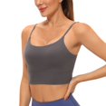 thumbnail image 1 of Top Deportivo CRZ YOGA Ajustable con Relleno y Sin Aros Gris XL, 1 of 4