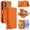 Orange, variant on For Samsung Galaxy A37 5G 6.7"【RFID Blocking 】Diamond Grid Wallet Case Magnetic Flip Cover 7-Card Slots Zipper Pocket With Detachable Shoulder Strap And Wrist Strap,Wine red,For Galaxy A37(5G)