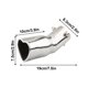 thumbnail image 2 of Car Modified Tail Throat Tail Throat Out Of Two Double Pipe Heart-shaped Exhaust Pipe, 2 of 5