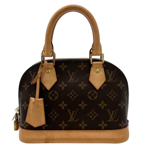 Pre-Owned LOUIS VUITTON Alma BB M53152 Handbag, Monogram Canvas, Brown, Women's, 2-Way