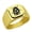 Gold, variant on Ladybug Stainless Steel Signet Ring