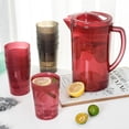 thumbnail image 3 of 1500ml Pitcher with 4 Cups Large High Quality Fiberglass Pitcher S4 New 9CE0 R8U7, 3 of 8